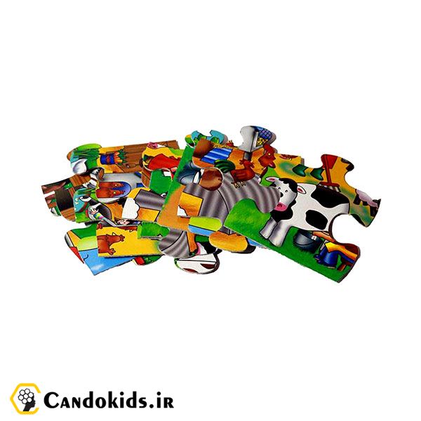 Who is in the farm? 12 pieces Puzzle